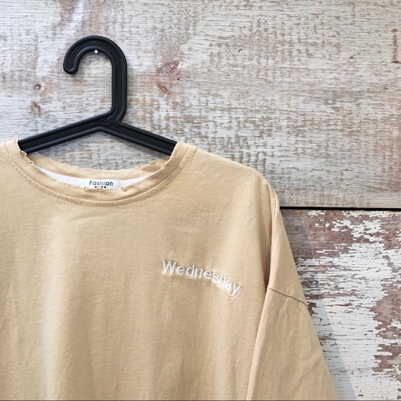 “Wednesday” long sleeve t-shirt - Picture 5 of 7